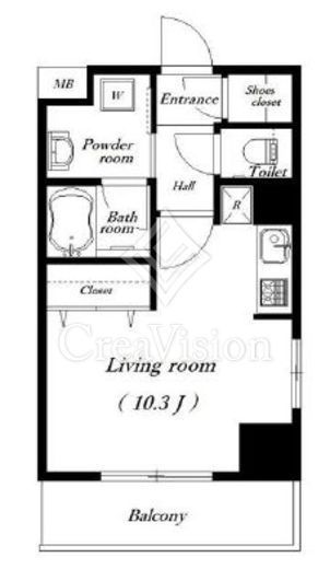 ウェスタ紀尾井町　303号室　間取り