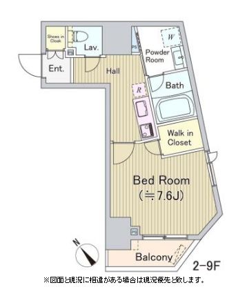オリゼー茅場町　503号室　間取り