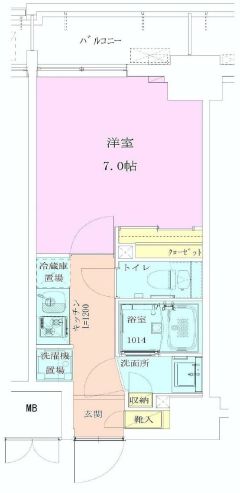 恵比寿レジデンス弐番館　302号室　間取り