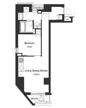 プライムアーバン笹塚　504号室　間取り