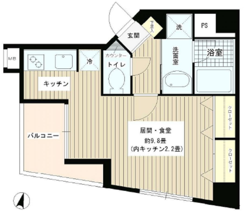 ウィステリアコート　503号室　間取り