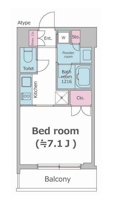 パークフラッツ渋谷代官山　305号室　間取り