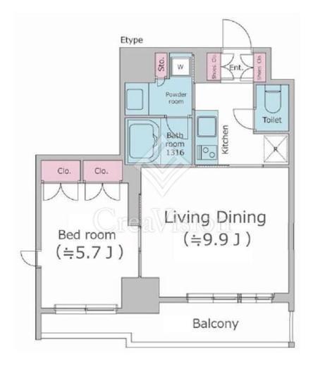 パークフラッツ渋谷代官山　301号室　間取り