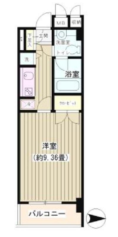 ノナプレイス渋谷神山町　201号室　間取り