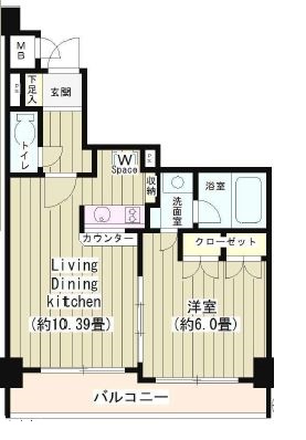 ノナプレイス渋谷神山町　313号室　間取り