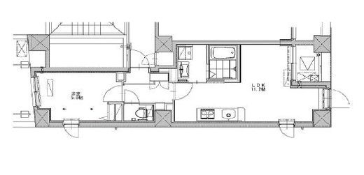 マルラニ千駄ヶ谷　404号室　間取り