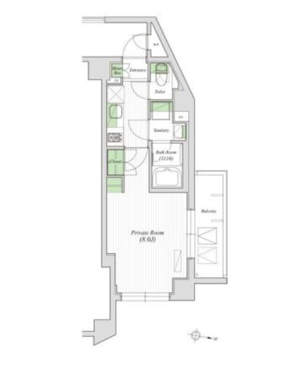 アーバネックス原宿　301号室　間取り
