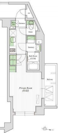 アーバネックス原宿　601号室　間取り