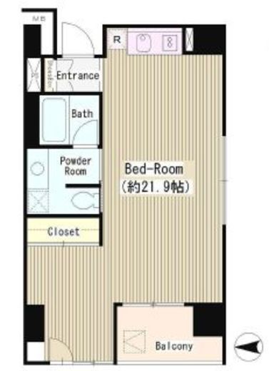 LA・RES西麻布　902号室　間取り