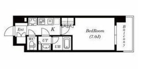 プラチナレジデンス　1003号室　間取り