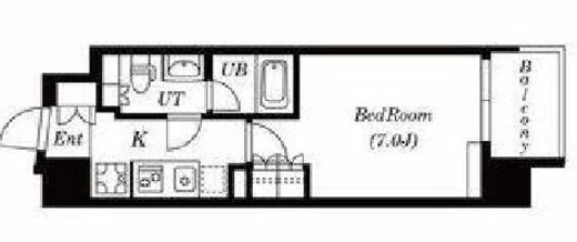 プラチナレジデンス　1104号室　間取り