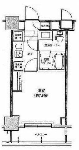 東急セットアップレジデンス恵比寿　905号室　間取り