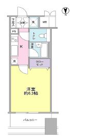 プロスペクト・グラーサ広尾　702号室　間取り