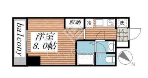 メゾン・ド・ヴィレ日本橋浜町　605号室　間取り