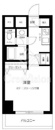 メゾン・ド・ヴィレ日本橋浜町　510号室　間取り