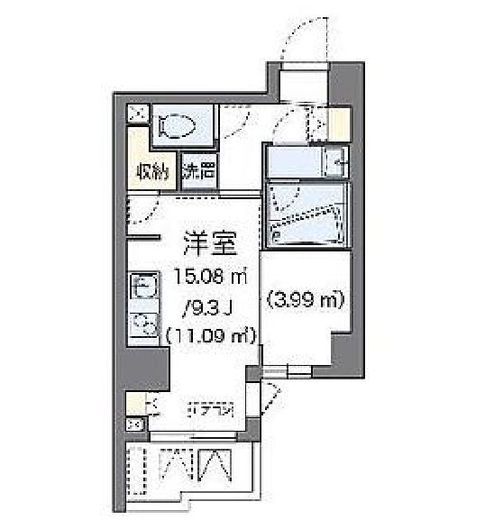 ラヴィエ銀座東　203号室　間取り