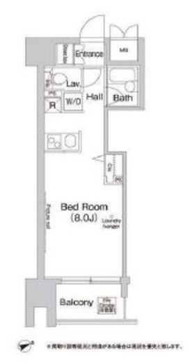 コンフォリア芝浦　302号室　間取り