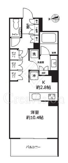 アトラス新宿柏木　101号室　間取り