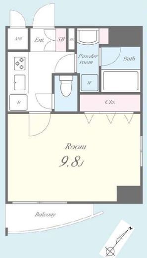 カノンパレス　203号室　間取り