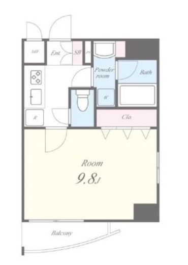 カノンパレス　403号室　間取り