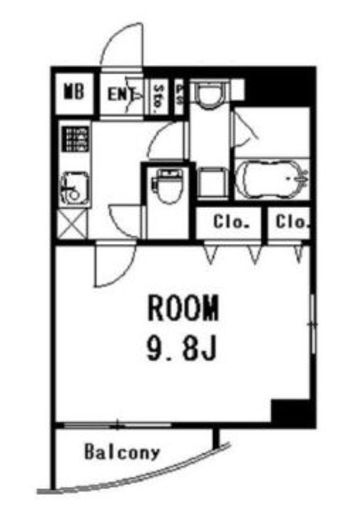 カノンパレス　603号室　間取り