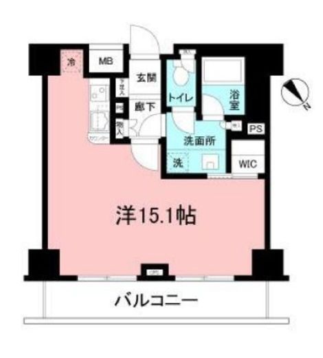 グランスイート代々木　909号室　間取り