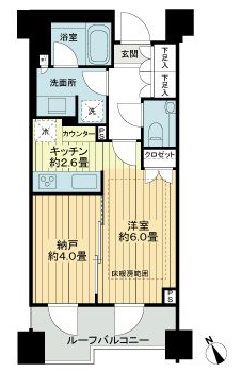 ブランズ六本木　503号室　間取り
