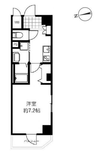 MDM芝公園　301号室　間取り