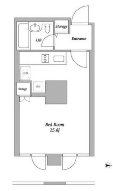 プライムスクエアシティ　212号室　間取り