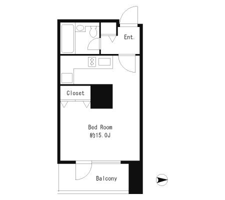 プライムスクエアシティ　213号室　間取り