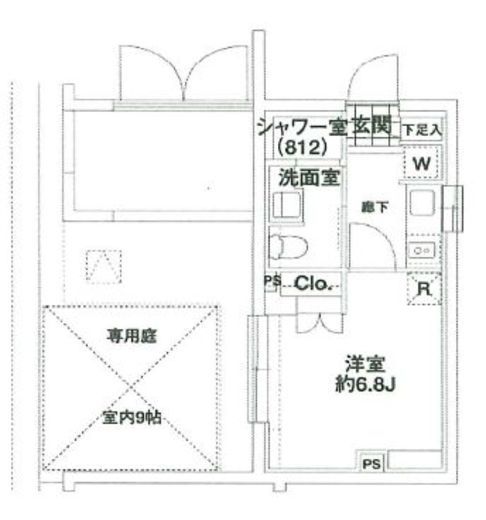 エルスタンザ代々木　105号室　間取り