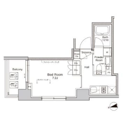 プラウドフラット門前仲町5　410号室　間取り