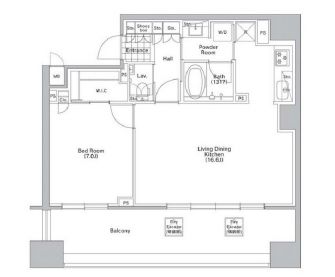 コンフォリア渋谷ウエスト　1006号室　間取り