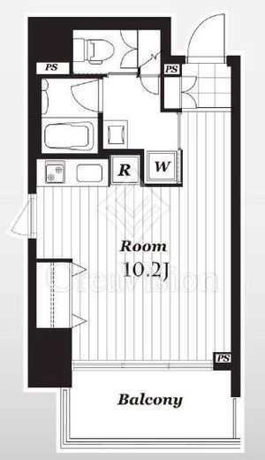 レックス芝浦　9F3号室　間取り
