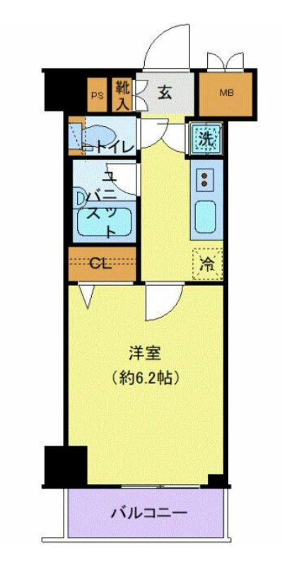 パレステュディオ渋谷ウエスト　212号室　間取り