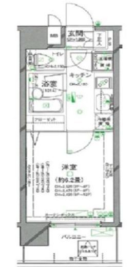 パレステュディオ渋谷ウエスト　604号室　間取り