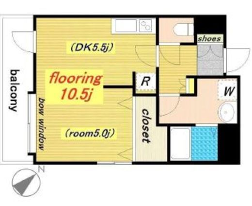 アクア・レアーレ青葉台　303号室　間取り