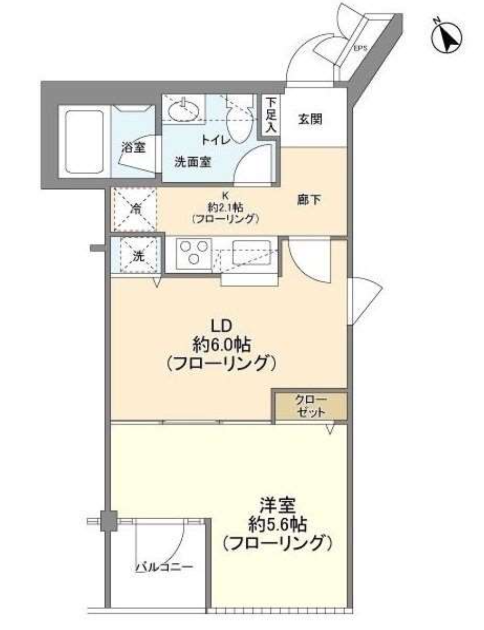 ザ・ランド代官山青葉台　303号室　間取り