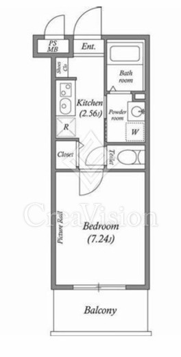 JM高輪レジデンス　202号室　間取り