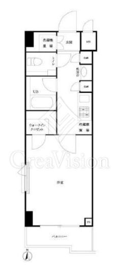 ルーブル泉岳寺前　101号室　間取り