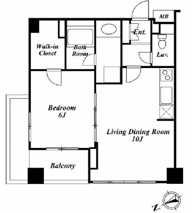 KDXレジデンス高輪　405号室　間取り