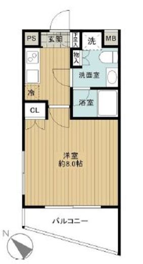 デュアレス愛宕虎ノ門　1104号室　間取り