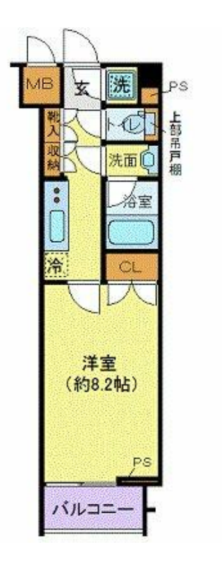 パレステュディオ虎ノ門　513号室　間取り