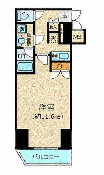 パレステュディオ虎ノ門　505号室　間取り