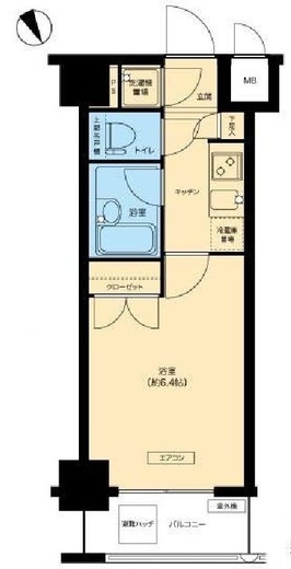 パレステュディオ虎ノ門　507号室　間取り