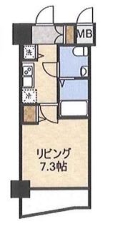 グランド・ガーラ西麻布　602号室　間取り