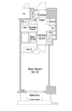 コンフォリア麻布EAST　303号室　間取り
