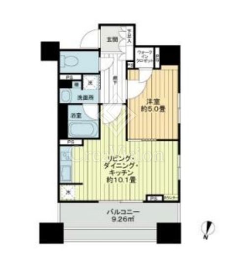 ローレルアイ千代田淡路町　701号室　間取り
