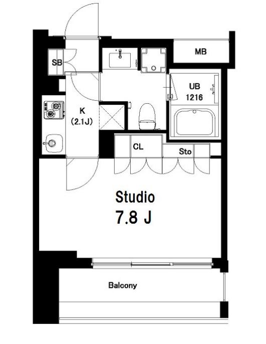中目黒ウエスト　704号室　間取り