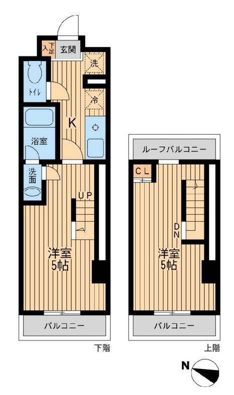 ユニフォート目黒中町　604号室　間取り